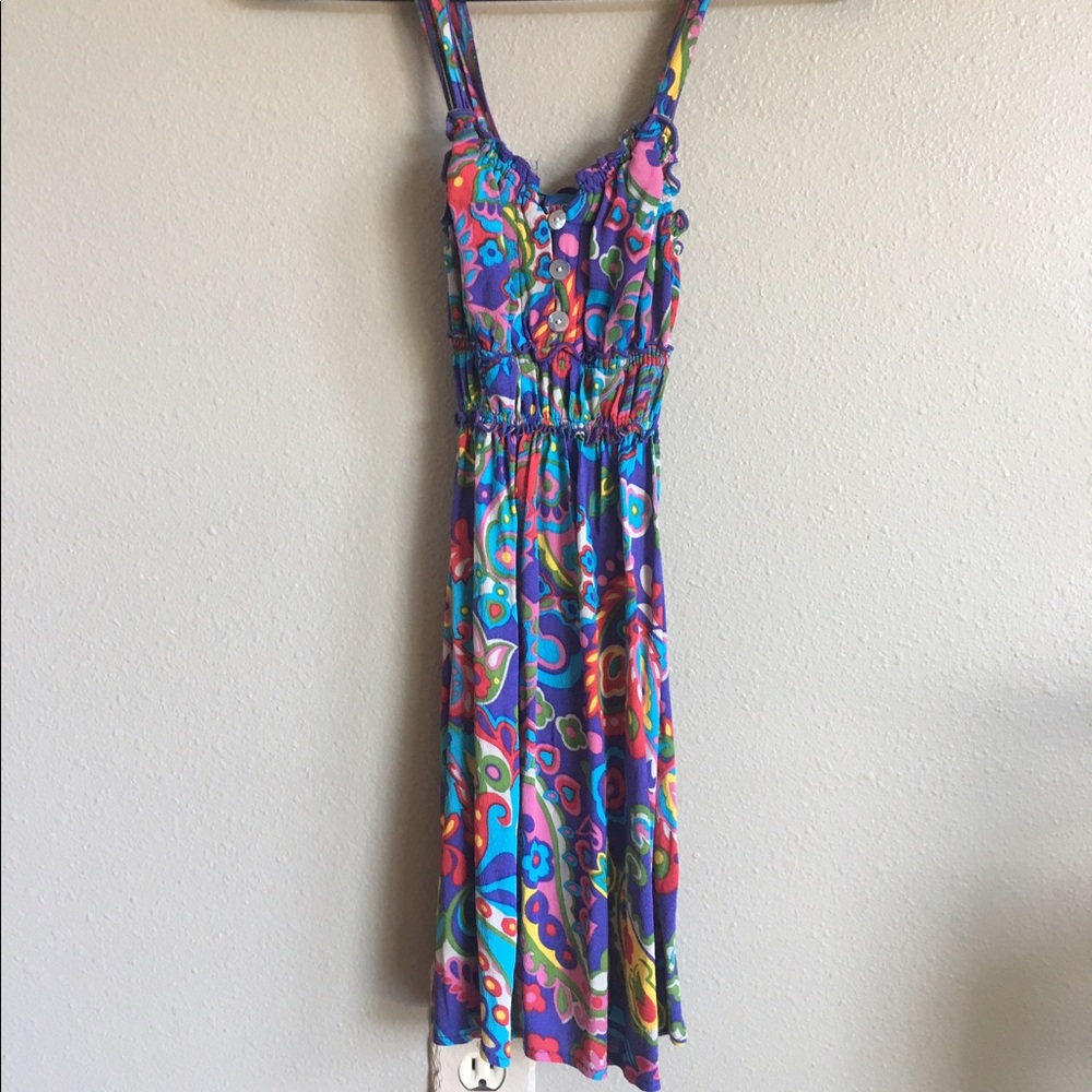 Lucky love colorful mini dress