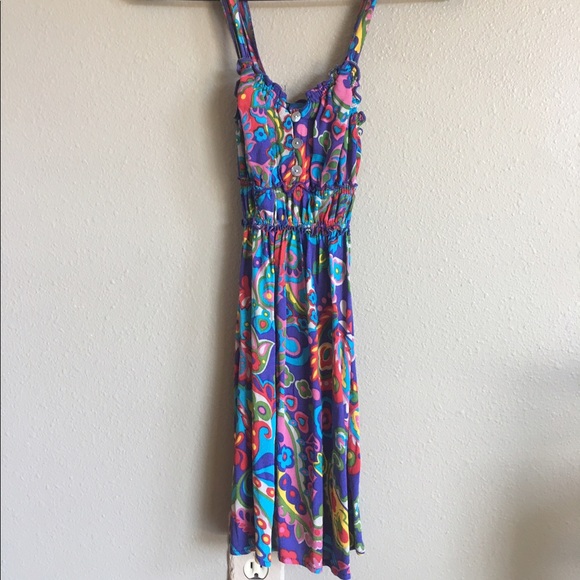 Lucky love colorful mini dress - Picture 1 of 4