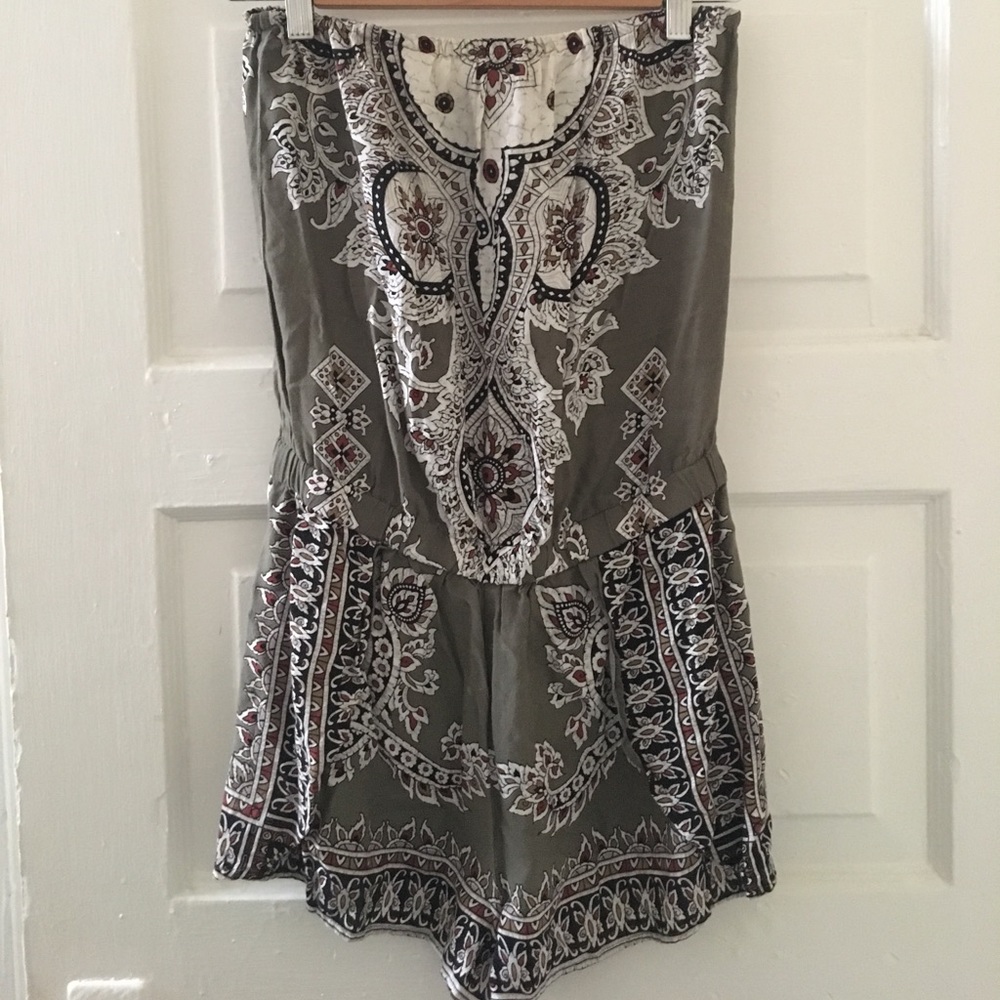 Olive green romper