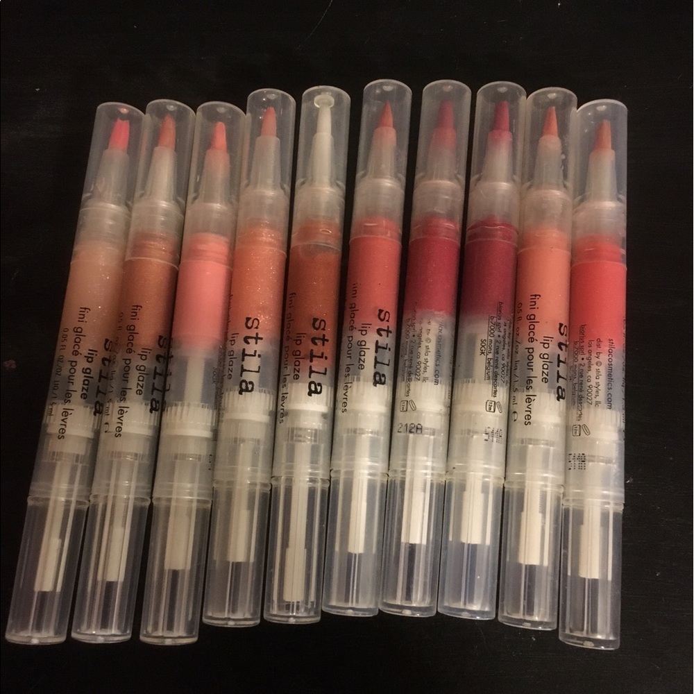 10 Stila lip glaze!