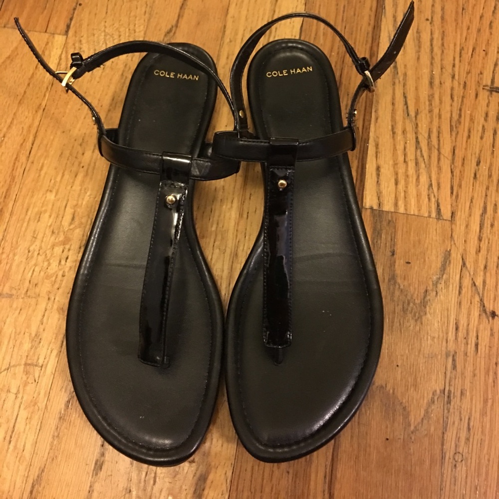 Black Cole Haan sandals