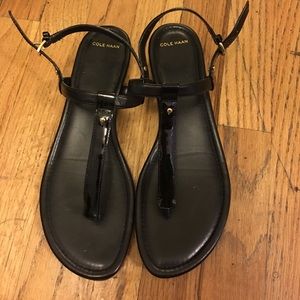 Black Cole Haan sandals