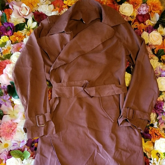 MMC Dark Berry Crepe Waterfall Jacket - Picture 3 of 4