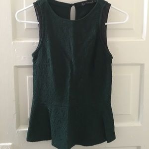 Zara peplum top