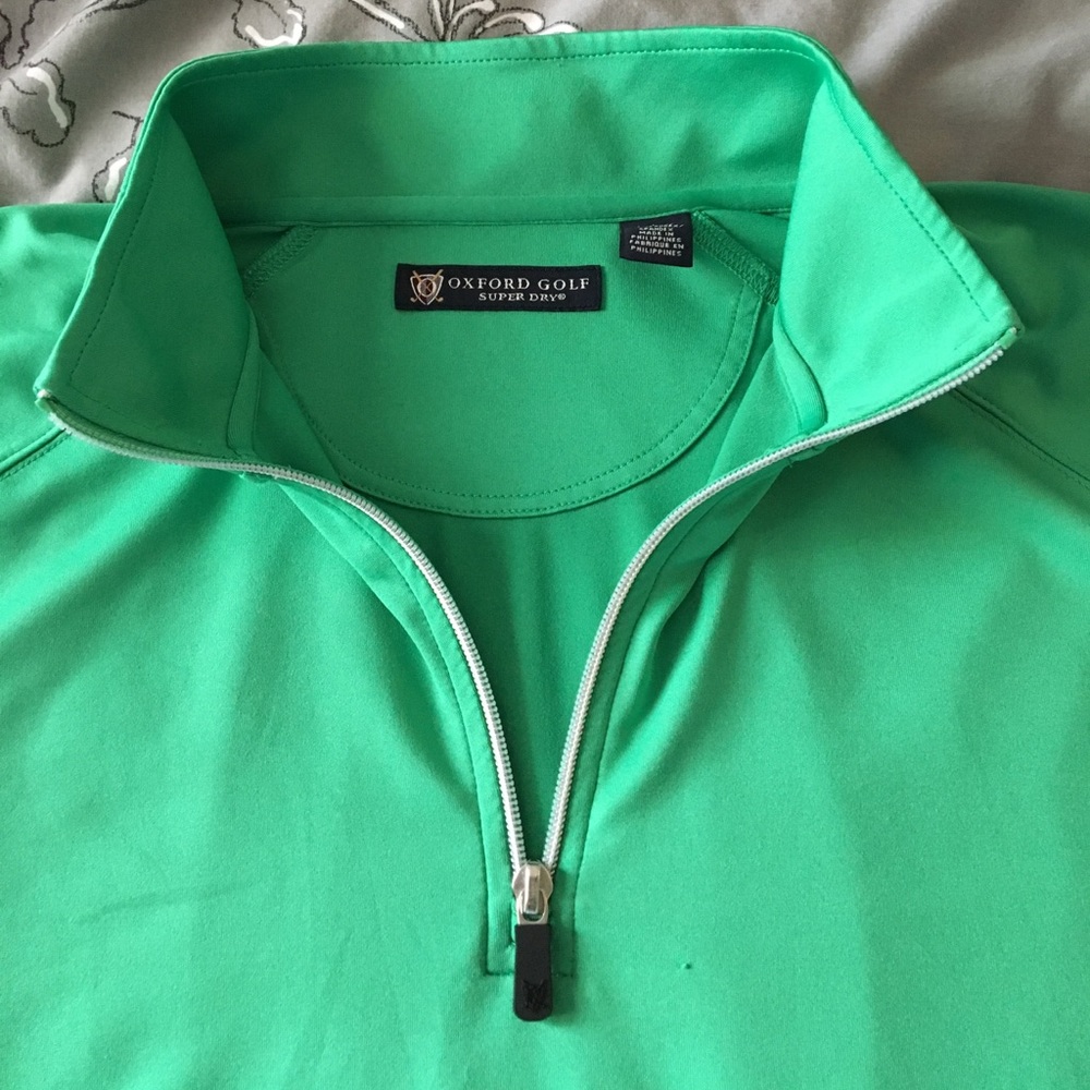 Oxford Golf Super Dry Green 1/4 Zip