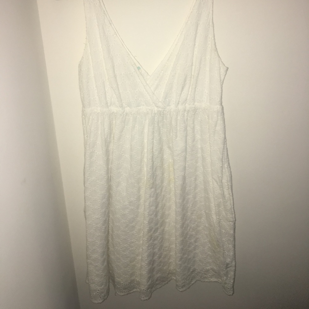 White patterned Old Navy dress