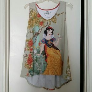 Snow White Razor Back Shirt