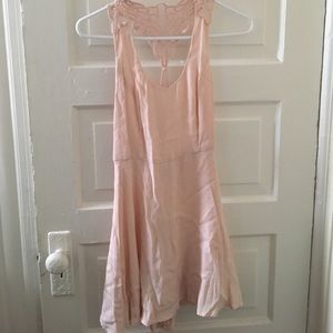 Light pink spring dress