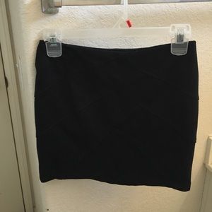 Black pencil skirt