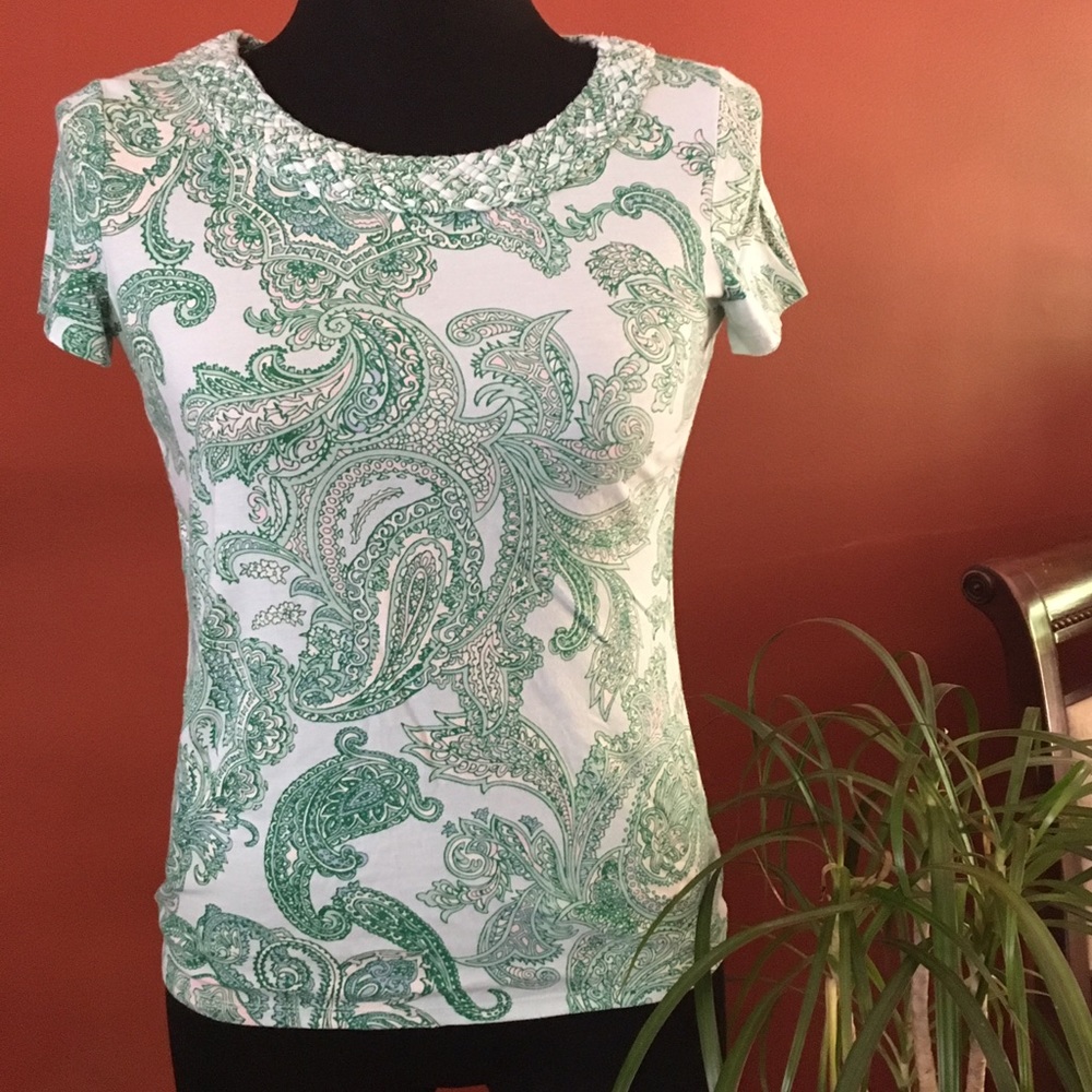 ❤️2 Talbots Short Sleeve Tops/1 Cami and 1 Short