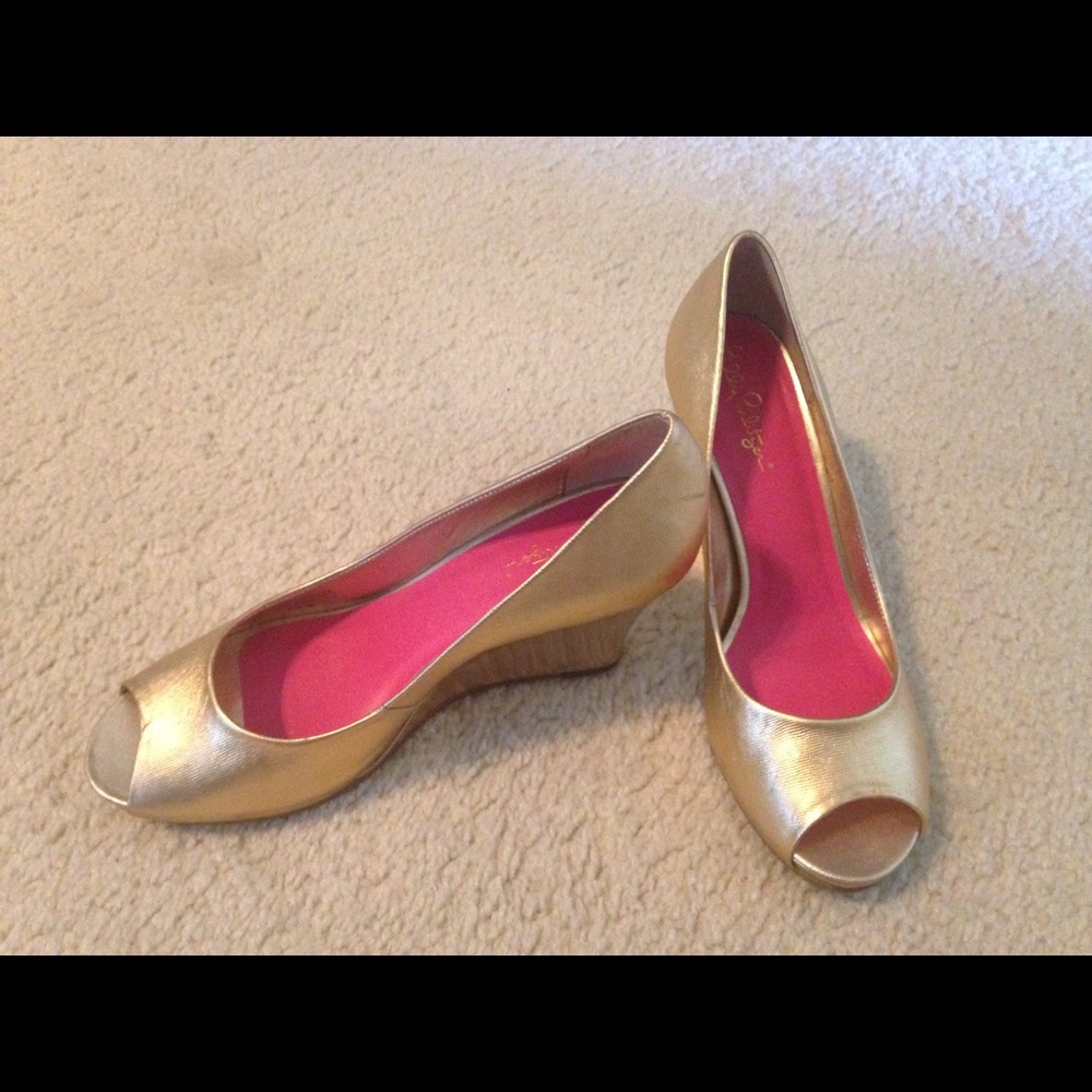 Lilly Pulitzer wedges.