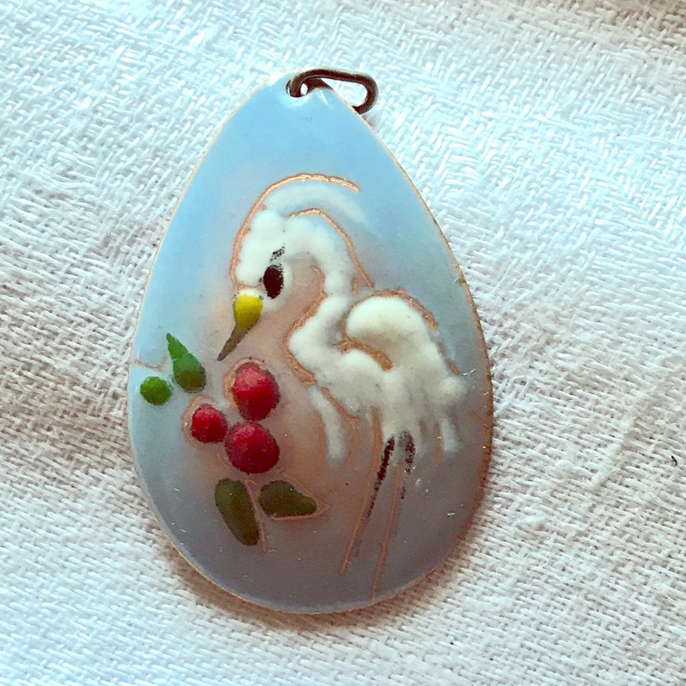 Vintage Enamel Herron Hangar