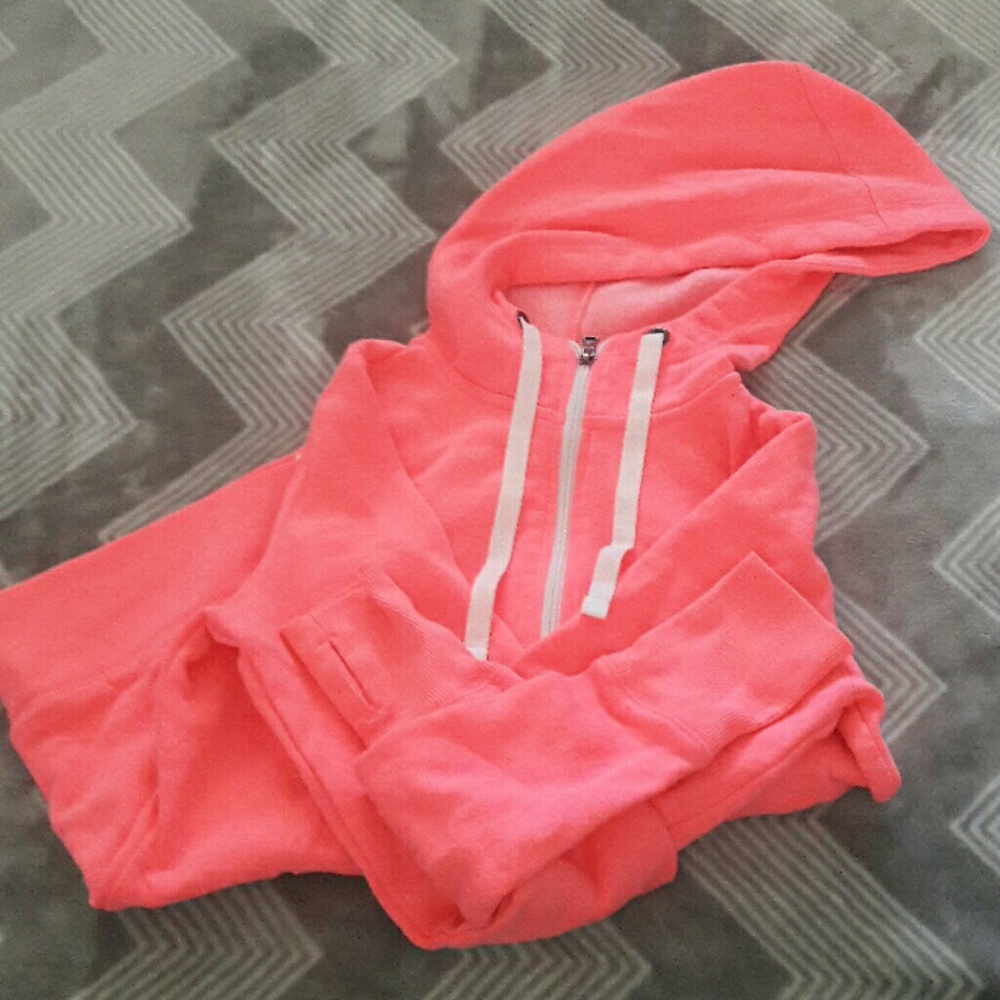 SOLD! XS Neon Pink Zip Up
