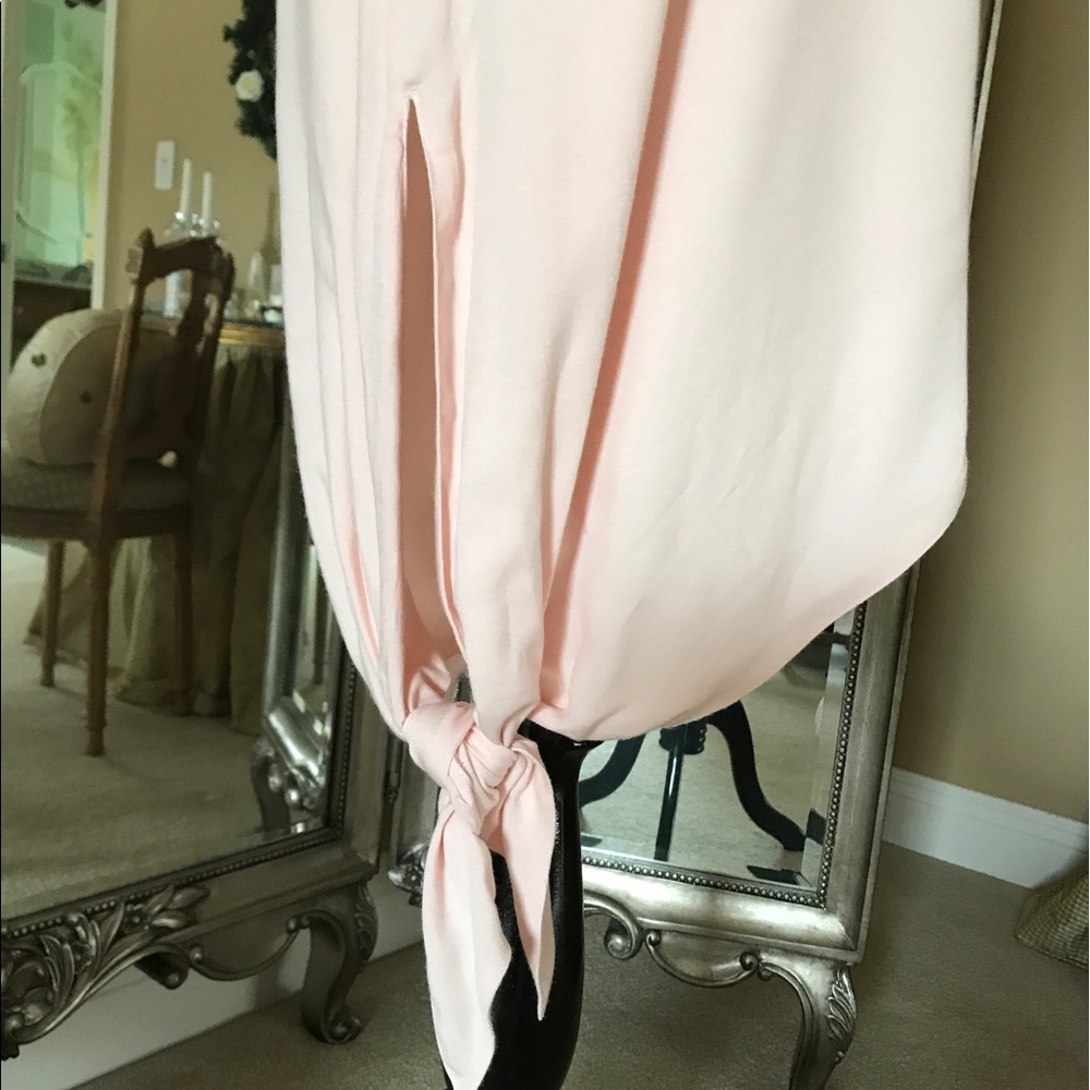 Wyatt pink one shoulder dress - Picture 3 of 4