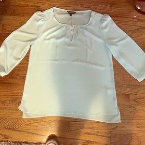 EXPRESS light blue blouse