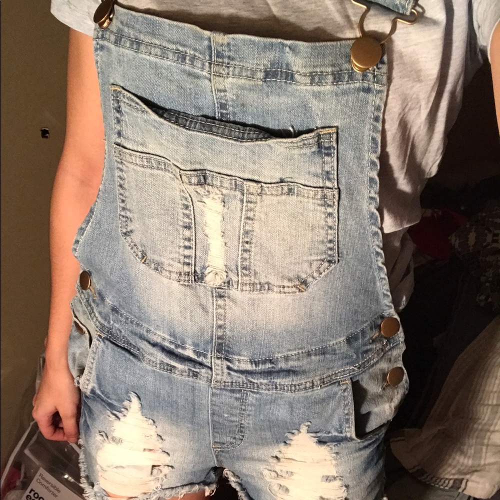 Light denim overalls PRICE DROP