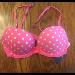 NEW Hollister PolkaDot Bra Padded - With Tags!