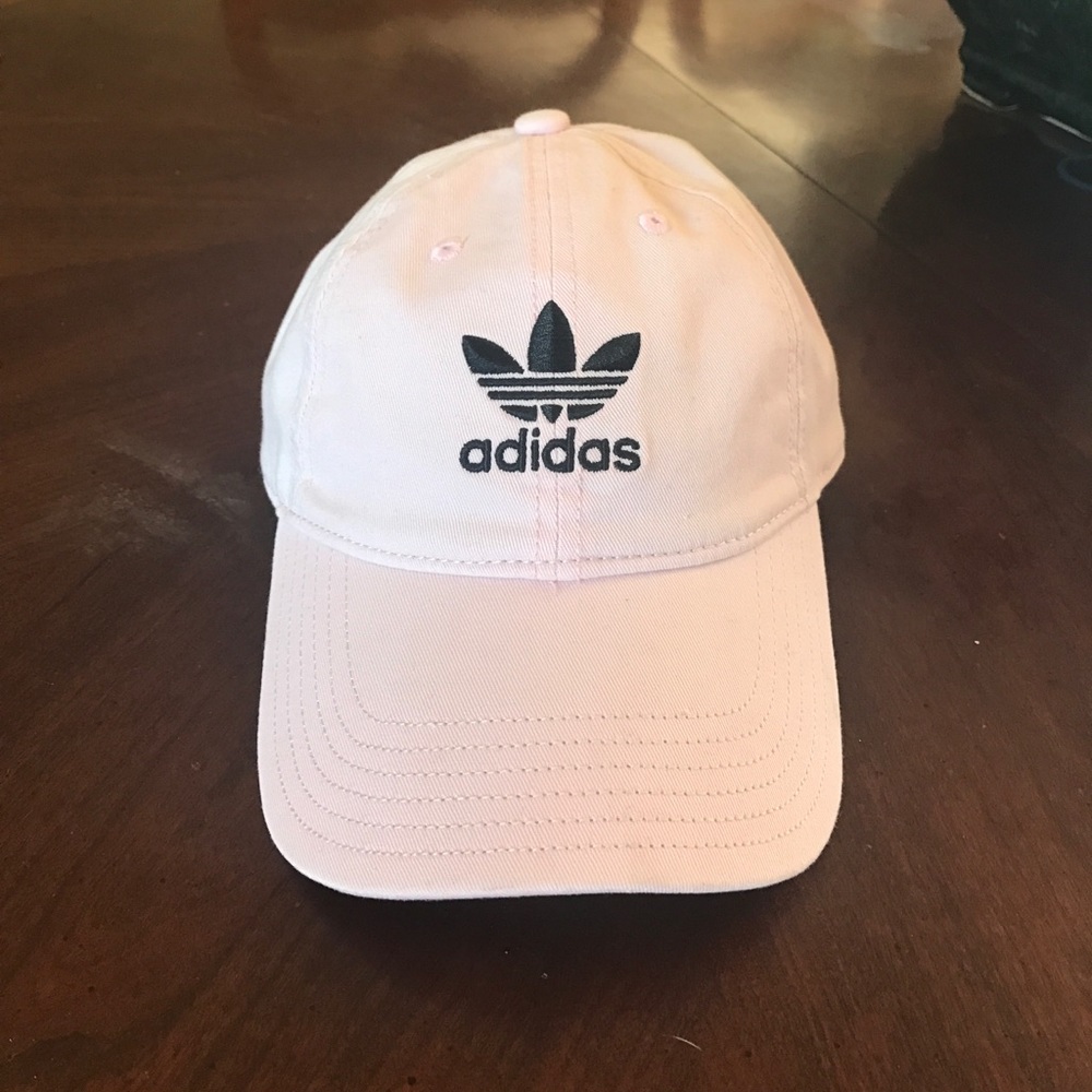 Pink adidas baseball cap hat