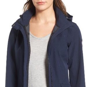 Women Halifax Black Stretch Soft Shell Rain Jacket