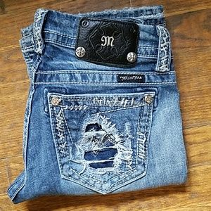 Miss Me distressed boot cut jeans