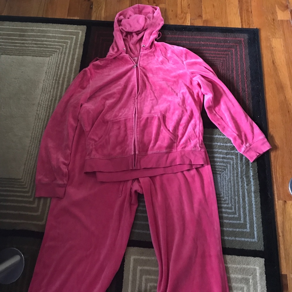 Pink sweat suit