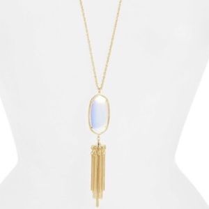 Kendra Scott Clear Iridescent Rayne Necklace