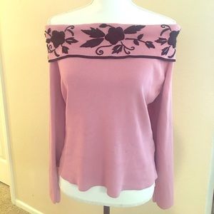 Women's XL BCBGMAXAZRIA off-shoulder shirt