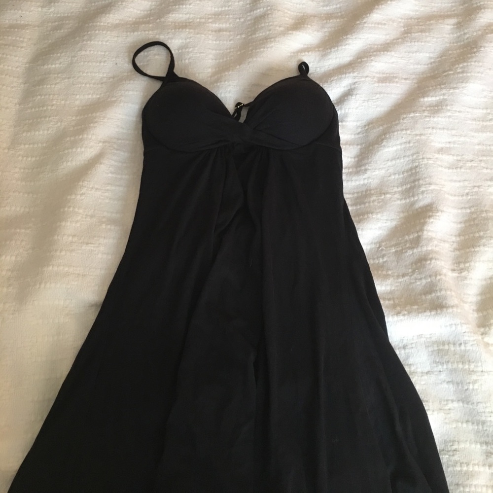 Black dress. Built in bra w padding. Like new