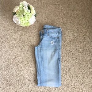 🎉🎉 4 xtra long distressed jeans