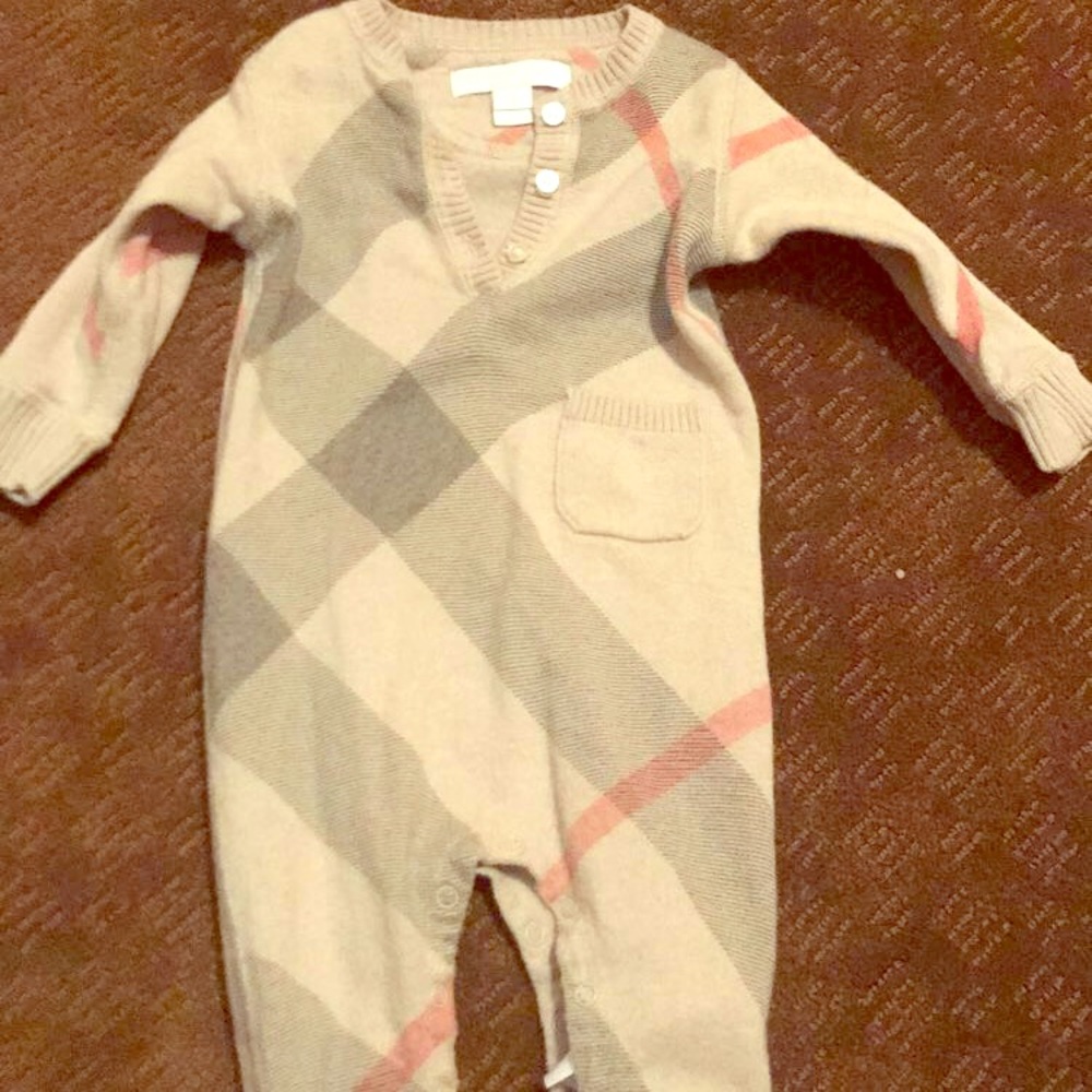 Burberry onsie AUTHENTIC!! Only used once