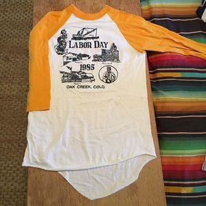 Vintage baseball 3/4 length sleeves t-shirt