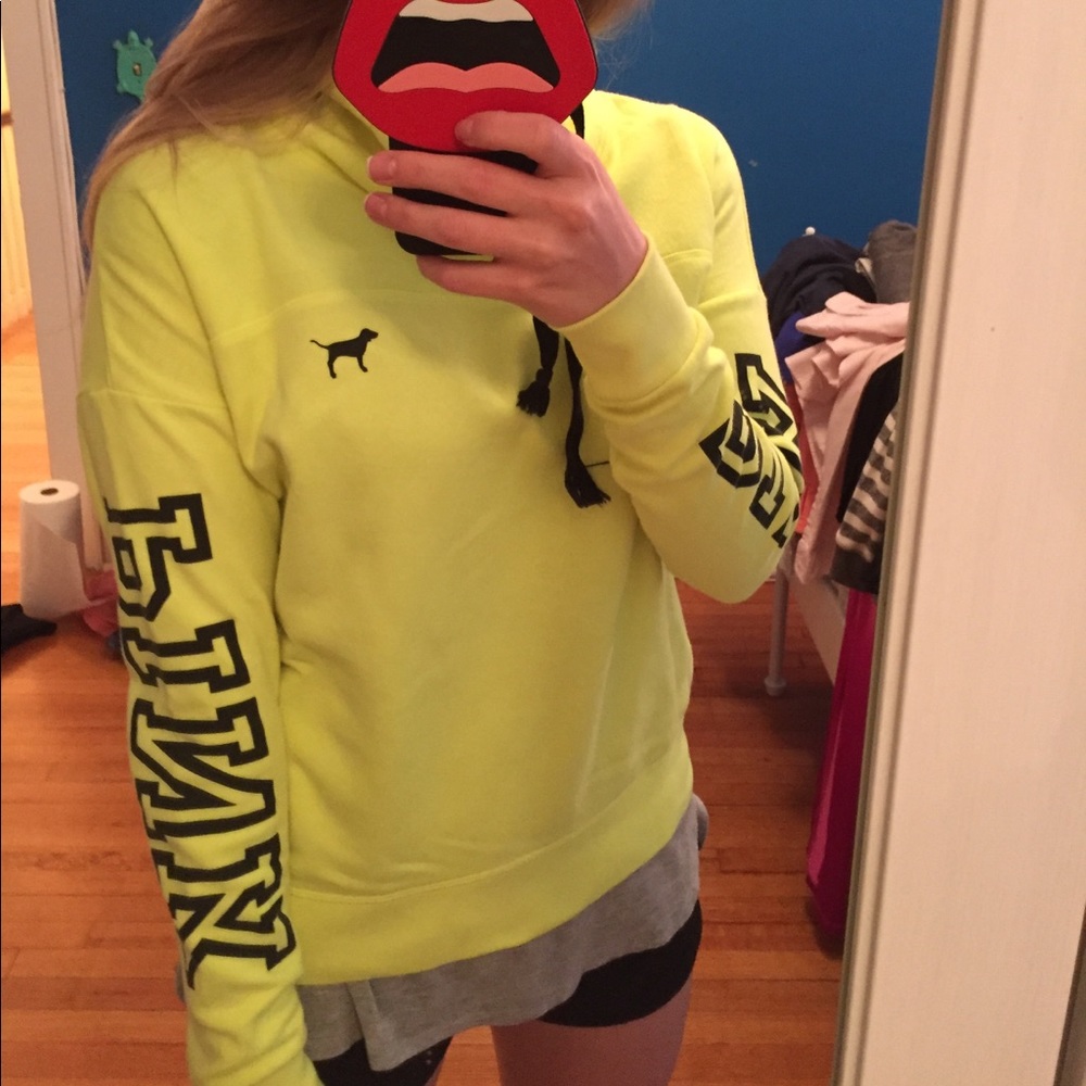 Pink highlighter sweatshirt!