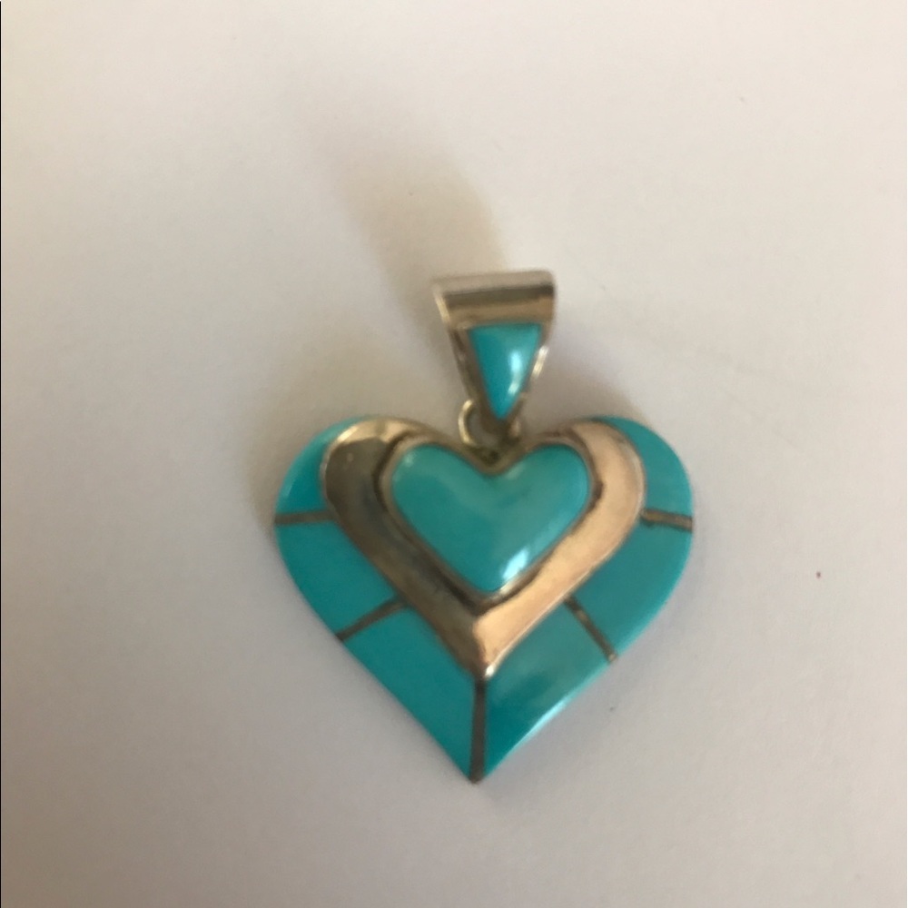 Sterling Silver and Turquoise Pendant