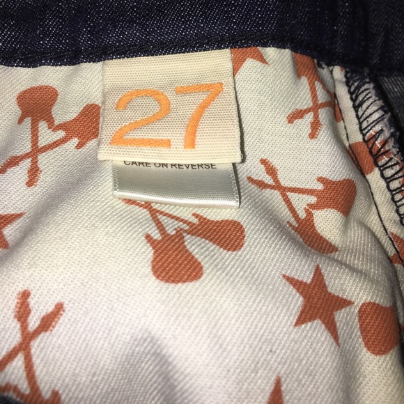 BCBGIrls Pleated Denim Distressed Eyelet Mini - Picture 7 of 8