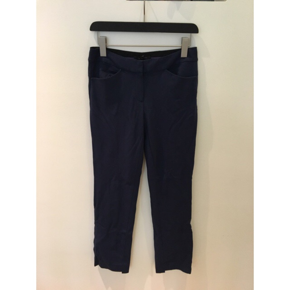 Elie Tahari straight navy pants size 4