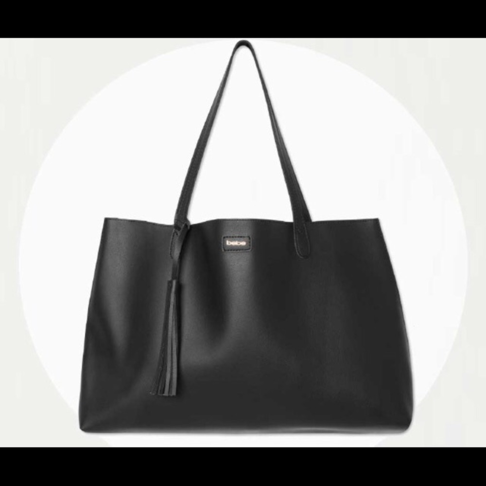 NEW WITH TAGS! Black Bebe Tote