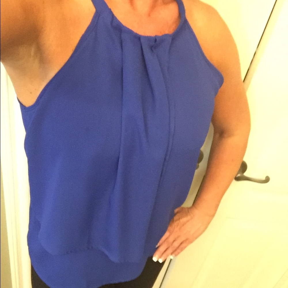 Stella Luce Royal blue tank top