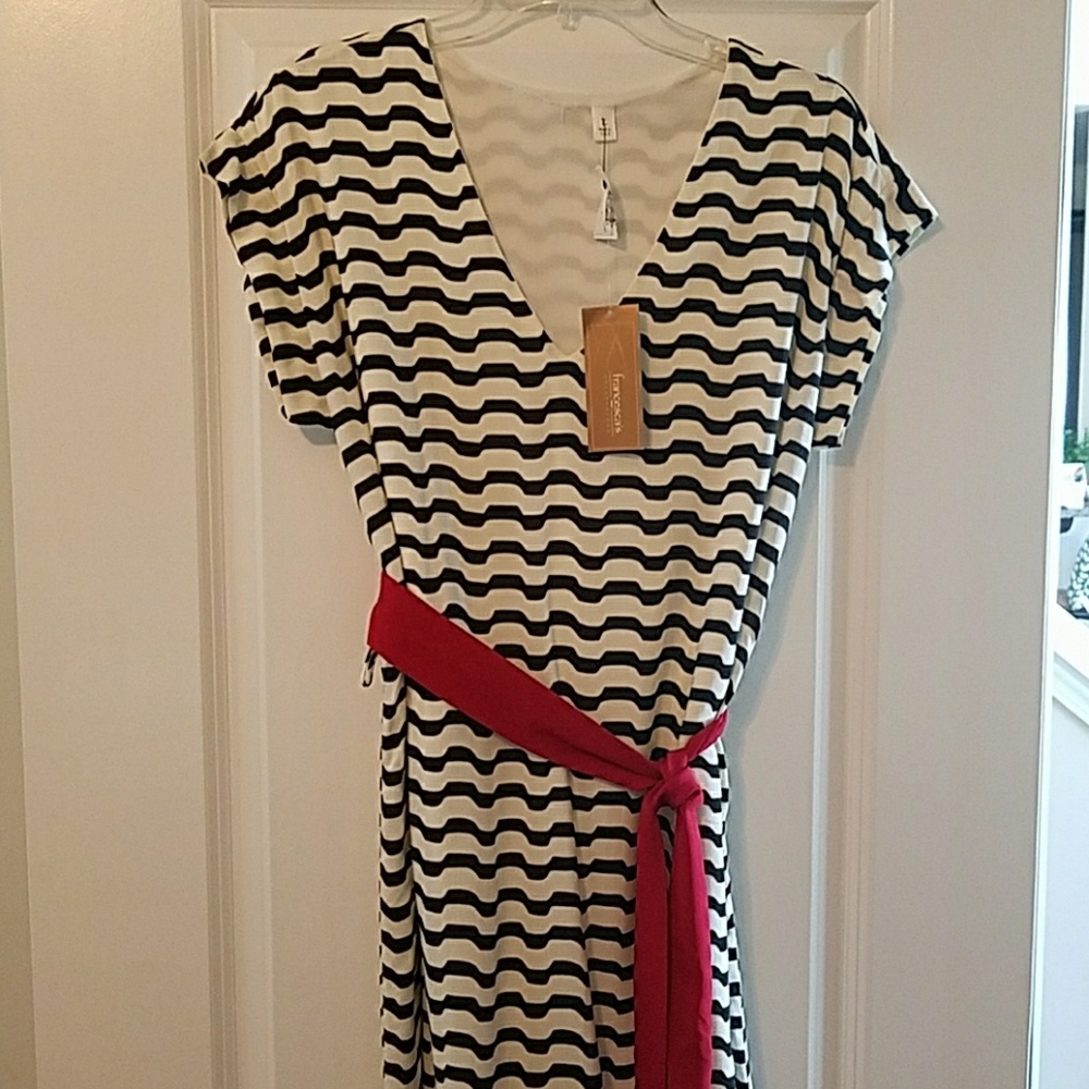 Black and white dress