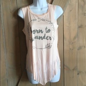 Unfinished Edges Tank Top Unfinished Edges Tank Top