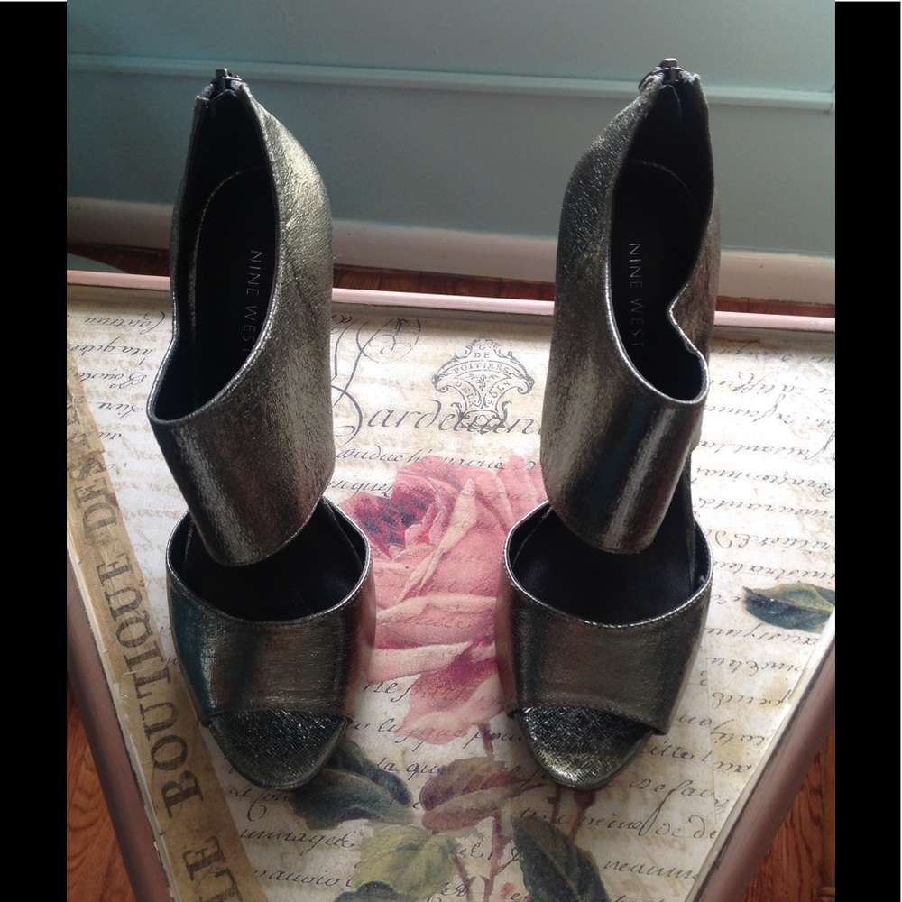 Pewter Stilettos Heels