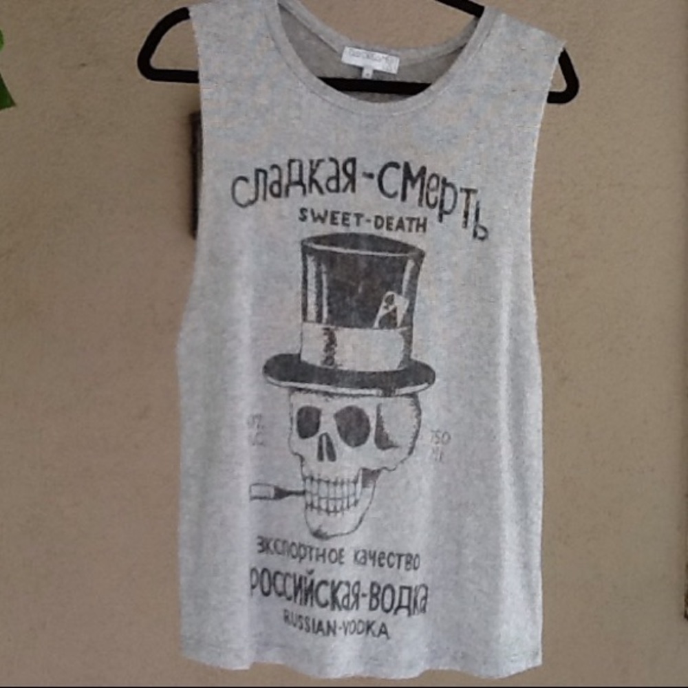 Urban Outfitters Daydreamer LA Skull Muscle Tank