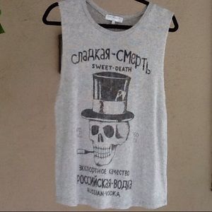 Urban Outfitters Daydreamer LA Skull Muscle Tank