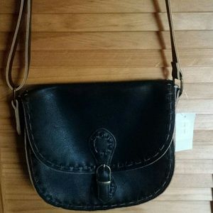 NWT Saddle Bag with stich detailing