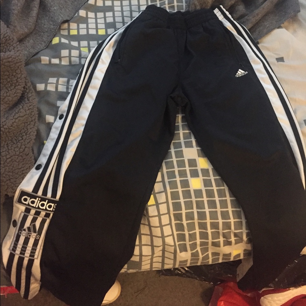 Adidas rip away  breakaway sweatpants black