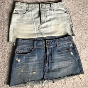 Abercrombie & fitch denim skirt