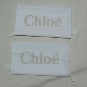 Chloe Dust Bags Authentic set of 2 New