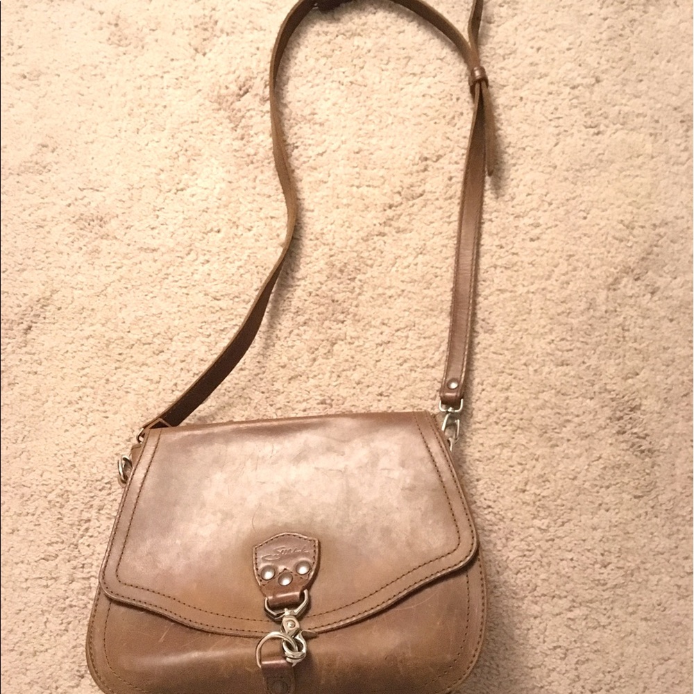 Saddleback Leather HOBO LEATHER CROSSBODY PURSE