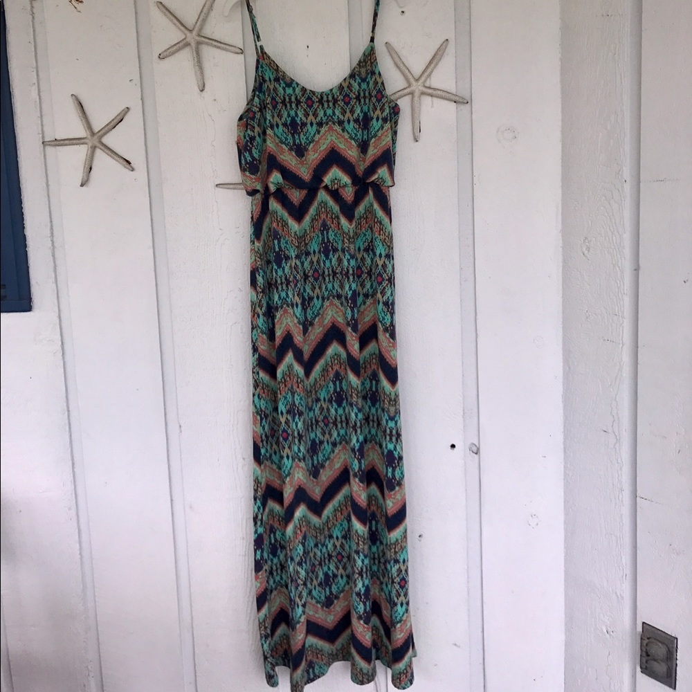 American Rag Maxi Dress Tribal Boho Print