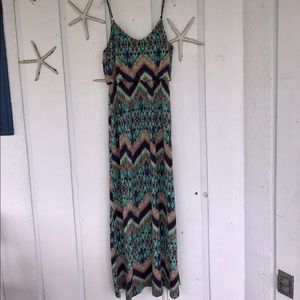 American Rag Maxi Dress Tribal Boho Print