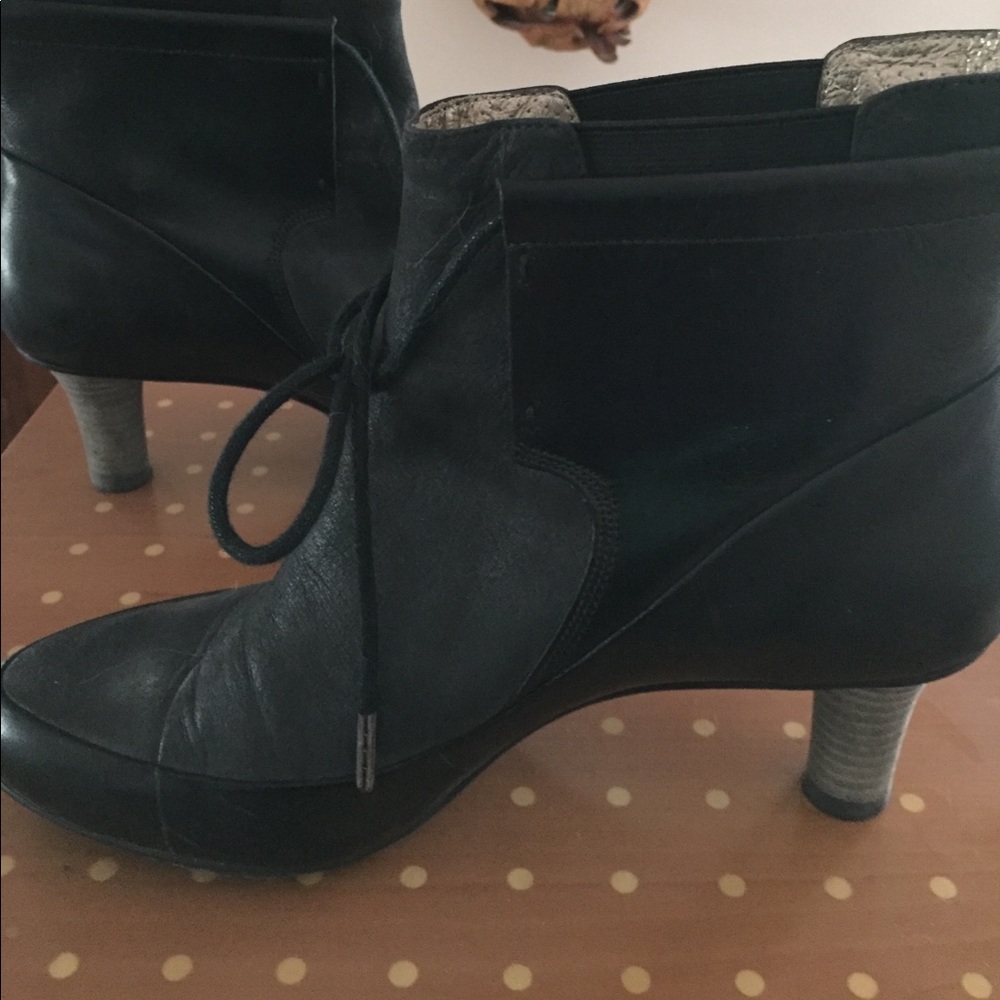 Tsubo leather booties.